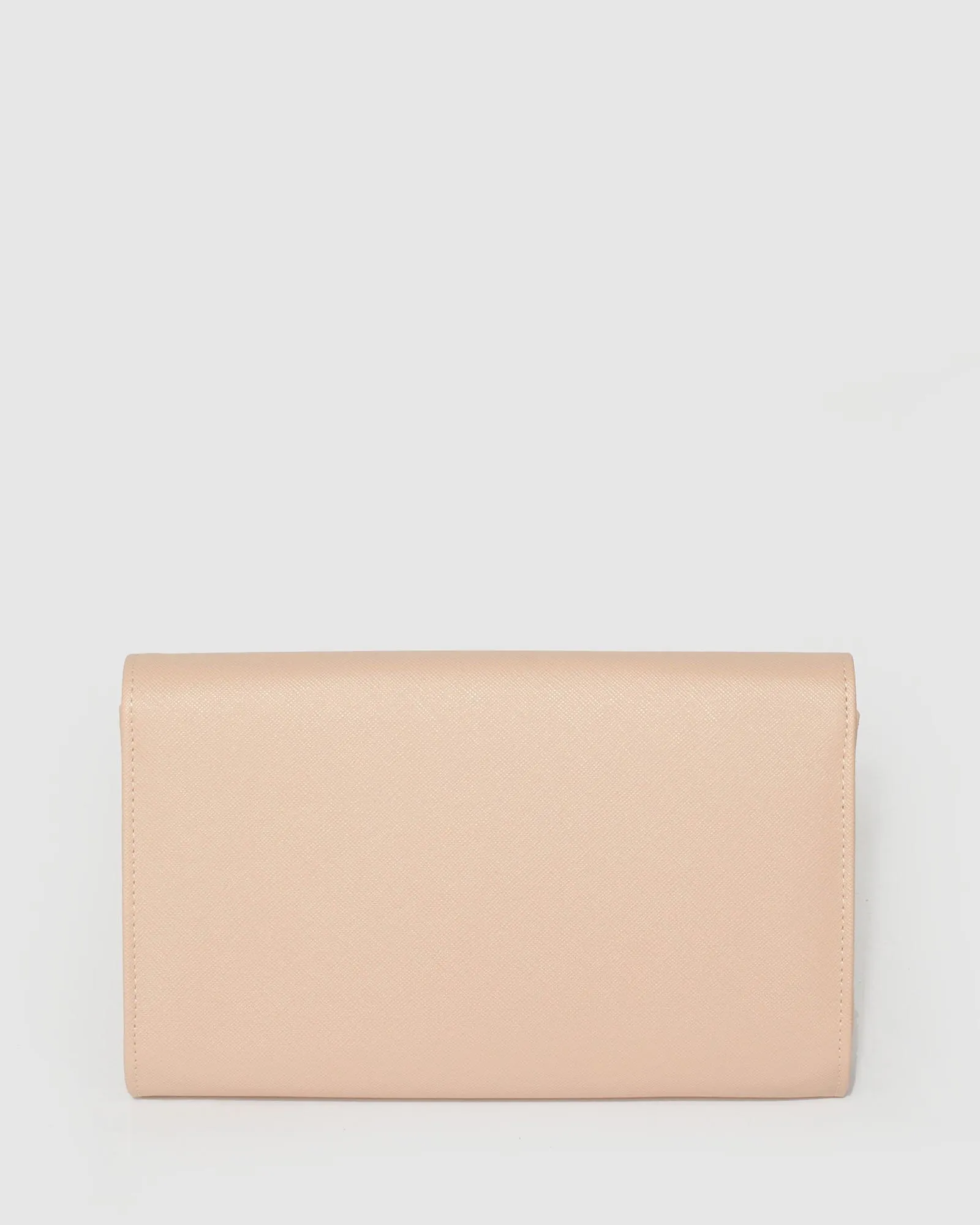 Nude Kiah Arrow Clutch Bag