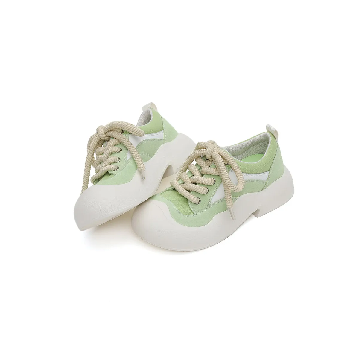 Pastel Bubble Lace Ups