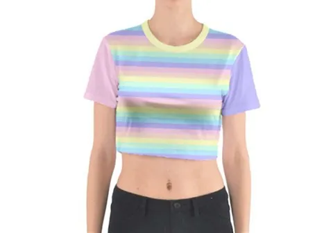 Pastel Rainbow Crop Top