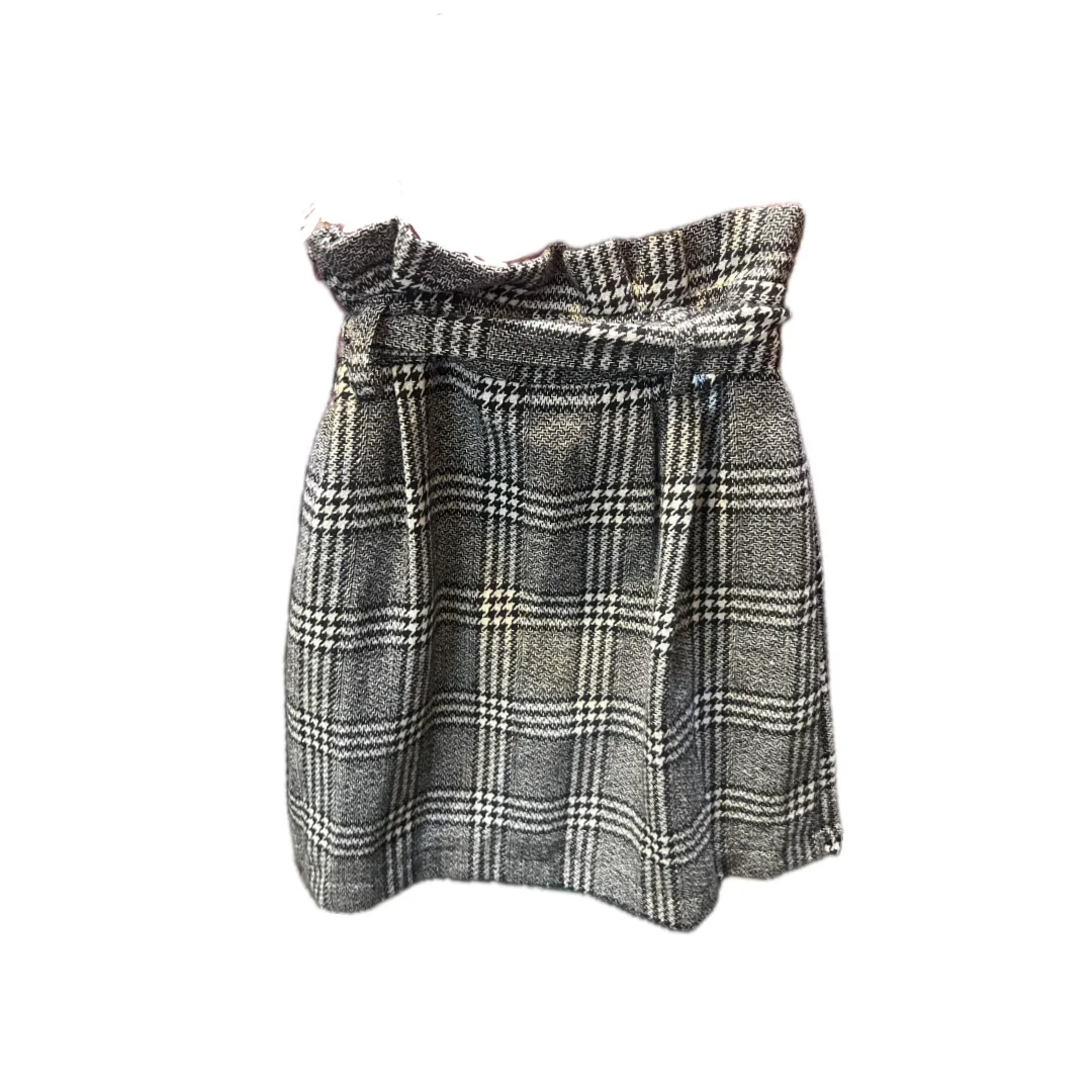 Plaid High Waisted Skirt