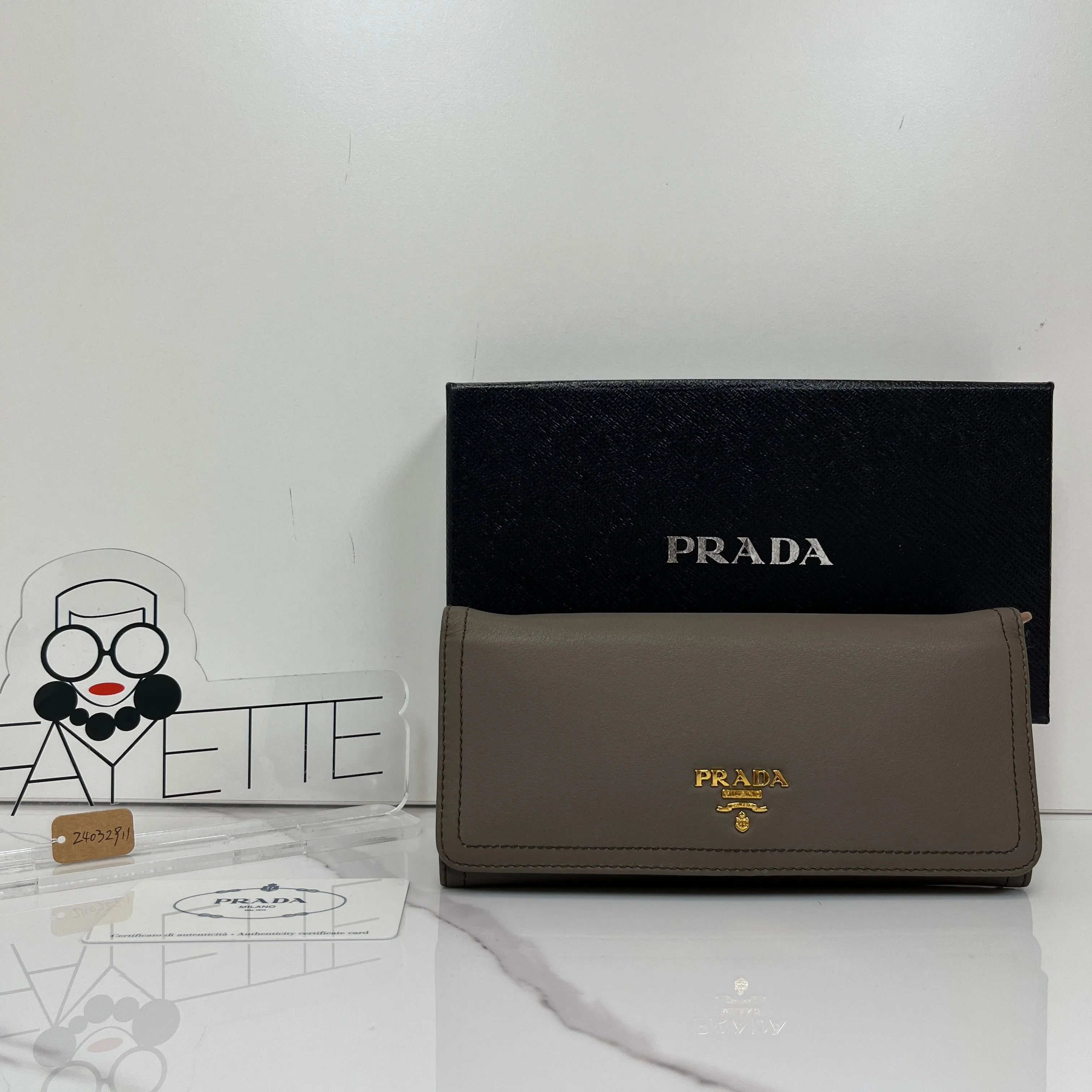 Prada Large Leather Wallet