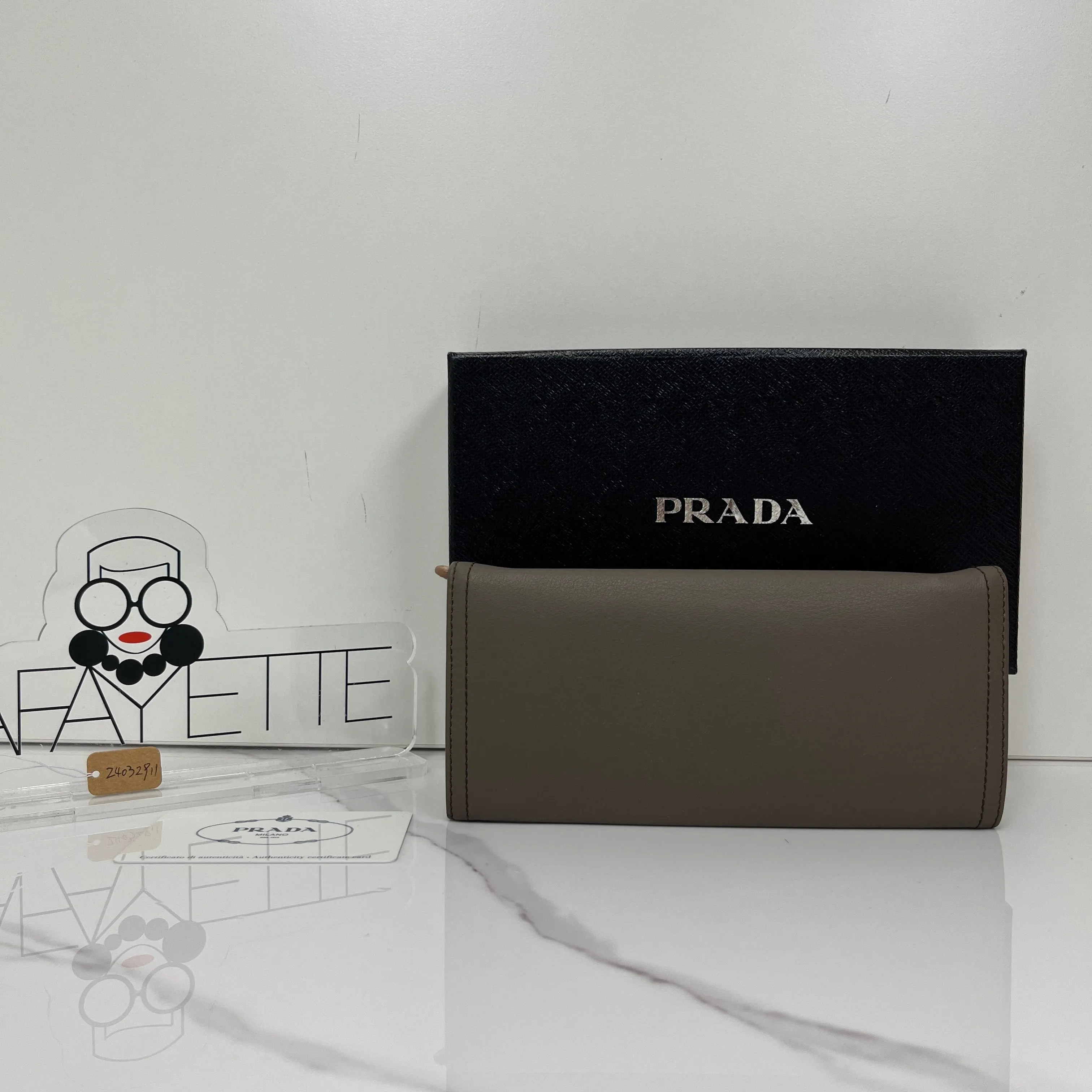 Prada Large Leather Wallet