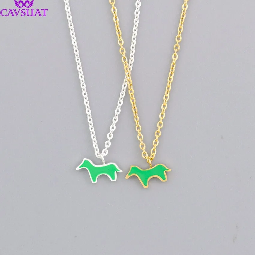 Simple Pet Dog Pendant Necklaces For Women Men