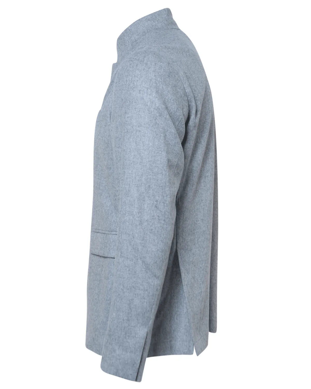 Soft Grey Cashmere Blend Jacket