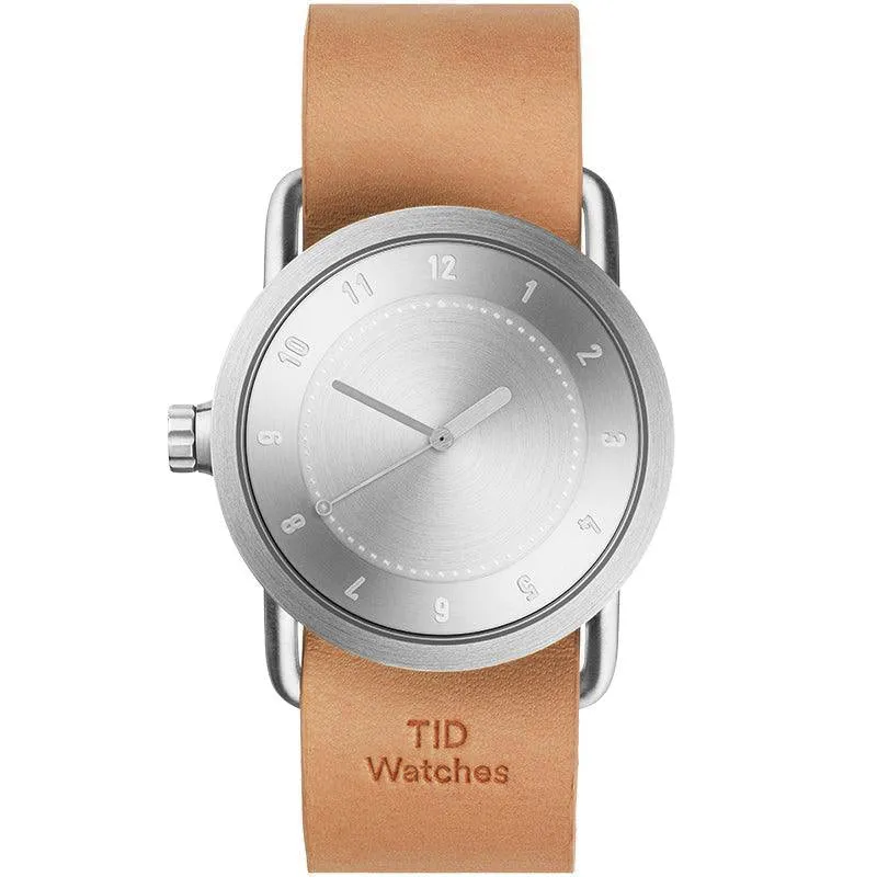 TID No.1 Steel Dial / Navy Leather Strap / Steel Buckle