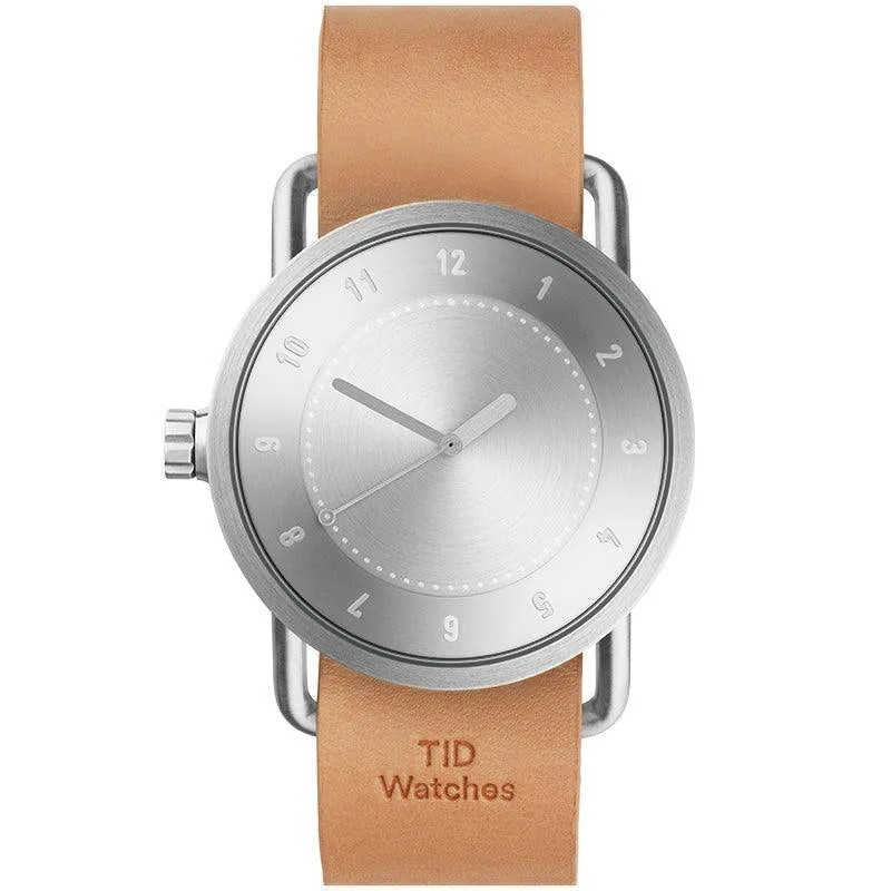 TID No.1 Steel Dial / Navy Leather Strap / Steel Buckle