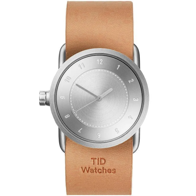 TID No.1 Steel Dial / Navy Leather Strap / Steel Buckle