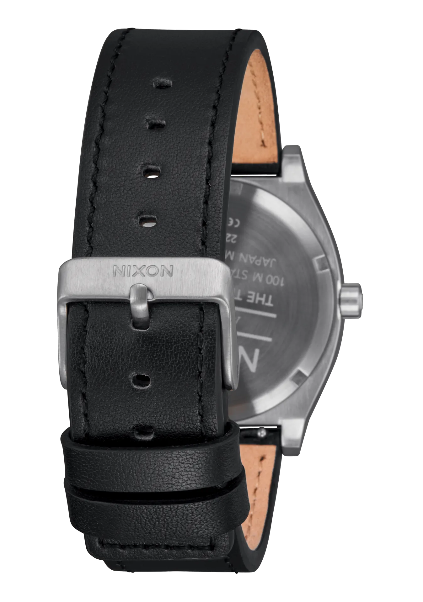 Time Teller Leather - Silver / Black