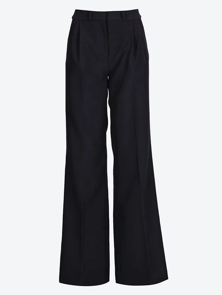 Wide leg tailored pants