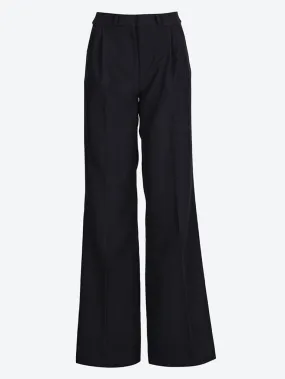 Wide leg tailored pants